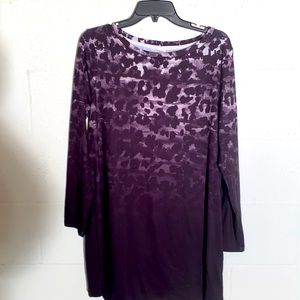 Nanu Brand tunic/mini dress animal print  Sz Lg